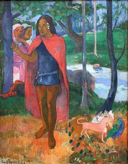 Paul Gauguin The Wizard of Hiva Oa Sweden oil painting art